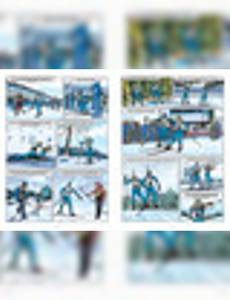 Aperçu 10 de l'album  Les aventures de Lucas -  Champion de biathlon - Première Cible