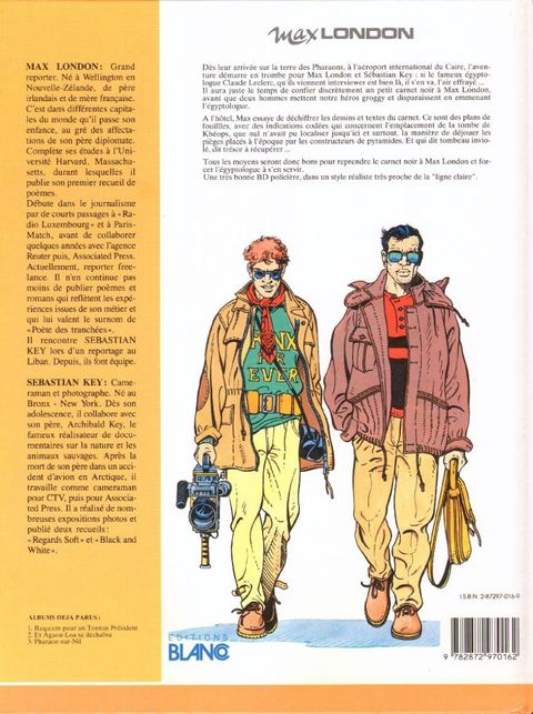Aperçu de l'album Max London tome 3 - Pharaon sur Nil