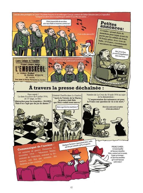 Aperçu de l'album L'incroyable histoire de... (Arènes BD) tome 1 - L'incroyable histoire du Canard Enchaîné