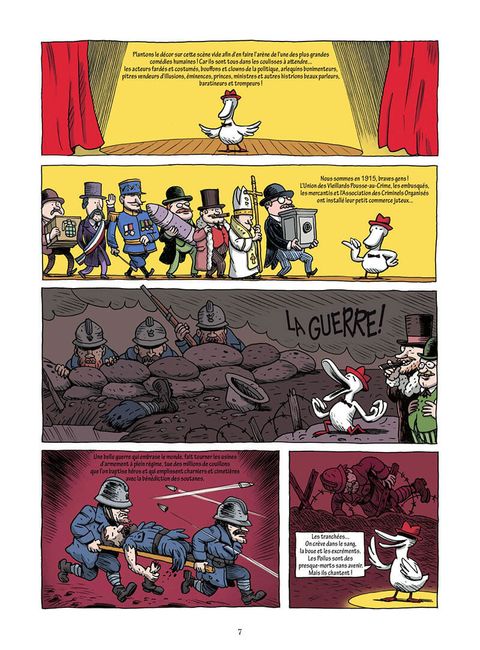 Aperçu de l'album L'incroyable histoire de... (Arènes BD) tome 1 - L'incroyable histoire du Canard Enchaîné