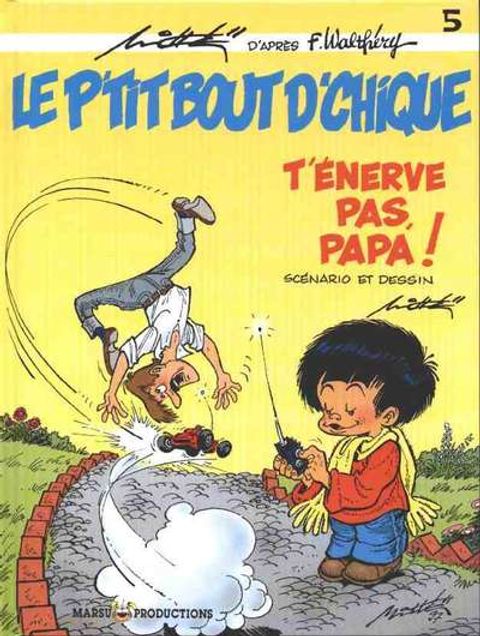 Couverture de l'album T'énerve pas, papa !