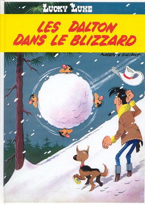 Couverture de l'album Lucky Luke - Tome 22 - Les Dalton dans le blizzard