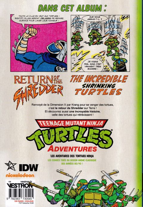 Aperçu de l'album Les Tortues Ninja - TMNT Adventures tome 1 - Volume 1
