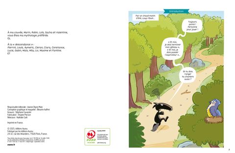 Aperçu de l'album Loup tome 1 - Aventures en mytholougie 