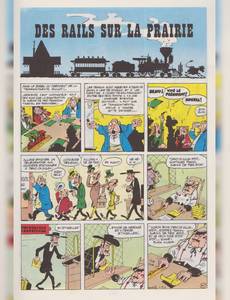 Aperçu 3 de l'album Lucky Luke (Dupuis) tome 9 - Des Rails sur la Prairie