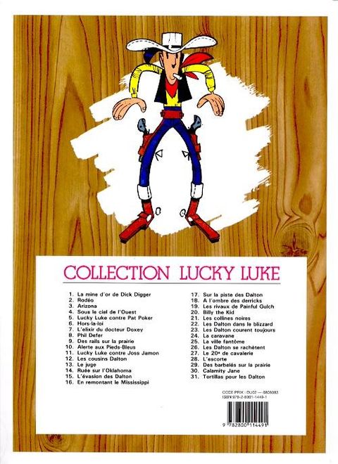 Aperçu de l'album Lucky Luke (Dupuis) tome 9 - Des Rails sur la Prairie