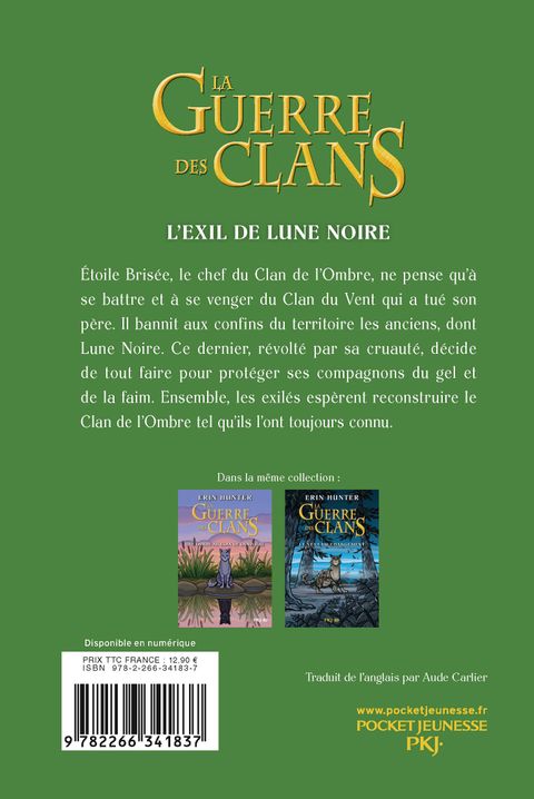 Aperçu de l'album La guerre des clans illustrée - Hors collection série - L'exil de Lune Noire