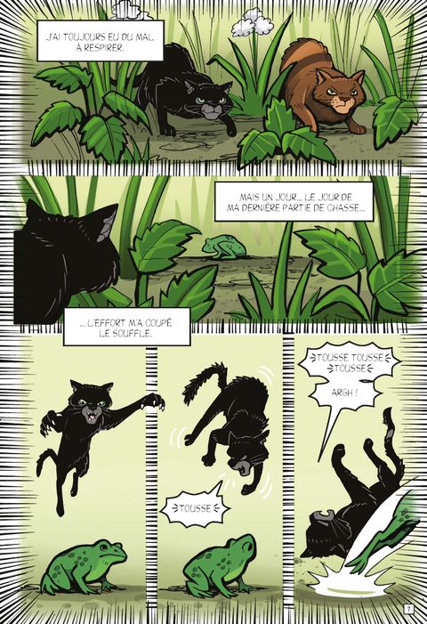 Aperçu de l'album La guerre des clans illustrée - Hors collection série - L'exil de Lune Noire