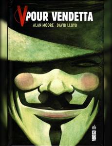 Couverture du premier album de la série V pour Vendetta