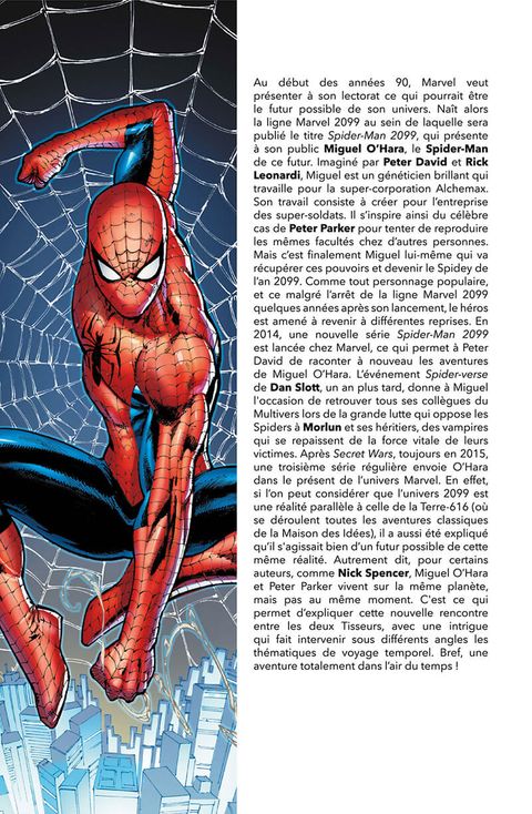 Aperçu de l'album Amazing Spider-Man par Nick Spencer (2020) tome 7 - 2099 est en danger !