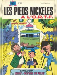 Aperçu 1 de l'album Pieds Nickelés (Jeunesse Joyeuse) tome 62 - Les Pieds Nickelés à l'ORTF