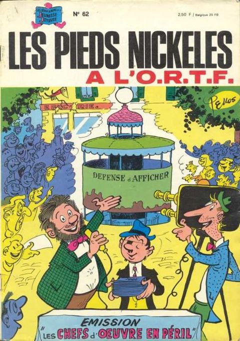 Couverture de l'album Les Pieds Nickelés à l'ORTF