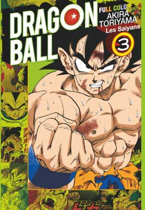 Couverture de l'album Dragon Ball - Full Color - Cycle 3: Les Saiyans
