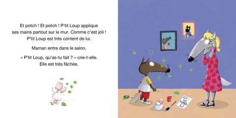 Aperçu de l'album P'tit Loup mes comptines pour m'endormir - P'tit Loup fait des bêtises