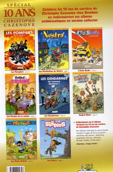 Aperçu de l'album Les Prédictions de Nostra tome 1 - L'As des Astres - Spécial 10 Ans Cazenove