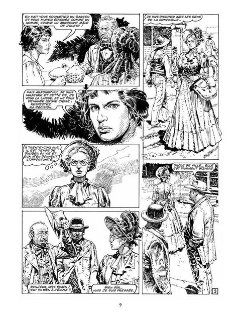 Aperçu de l'album Serpieri - L'Ouest Americain tome 2018 - Le Monstre