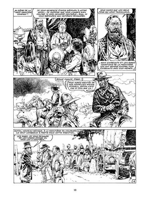 Aperçu de l'album Serpieri - L'Ouest Americain tome 2018 - Le Monstre