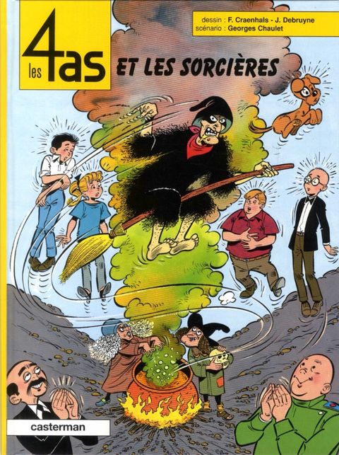 Couverture de l'album Les 4 As et les Sorcières