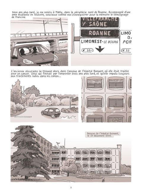 Aperçu de l'album Chroniques de Francine R., Résistante et Déportée