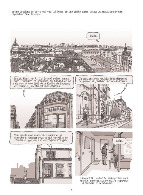 Aperçu de l'album Chroniques de Francine R., Résistante et Déportée