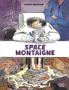 Couverture du premier album de la série Dans la combi de Thomas Pesquet