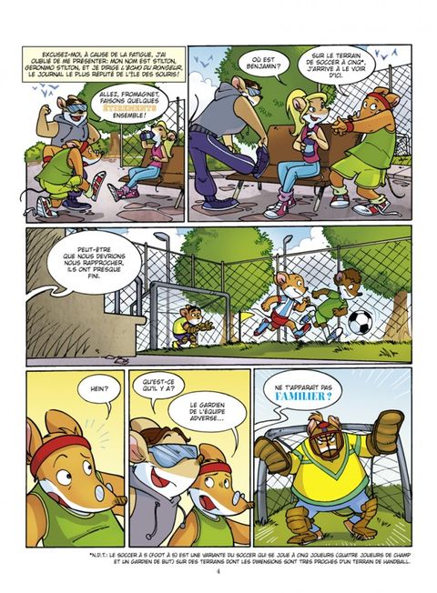 Aperçu de l'album Geronimo Stilton tome 6 - On A Sauvé les Jeux Olympiques !