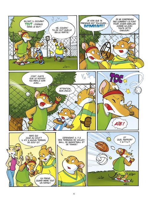 Aperçu de l'album Geronimo Stilton tome 6 - On A Sauvé les Jeux Olympiques !