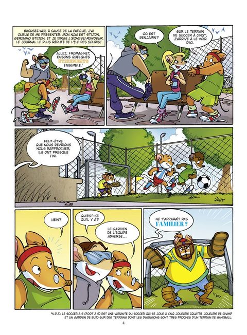 Aperçu de l'album Geronimo Stilton tome 6 - On A Sauvé les Jeux Olympiques !