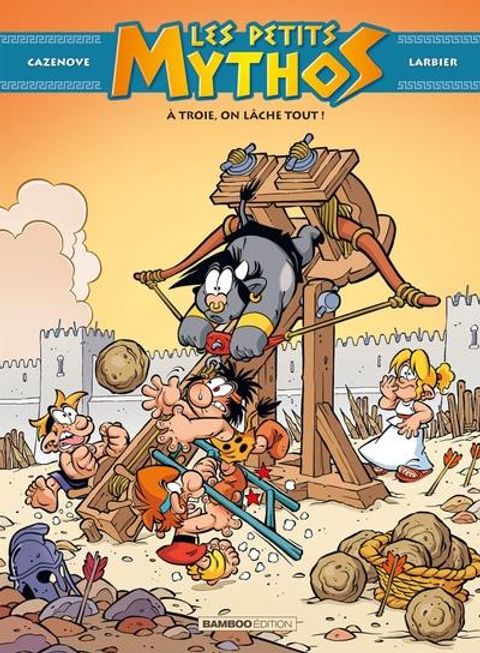 Couverture de l'album Les Petits Mythos tome 13 - À Troie, on Lâche tout !