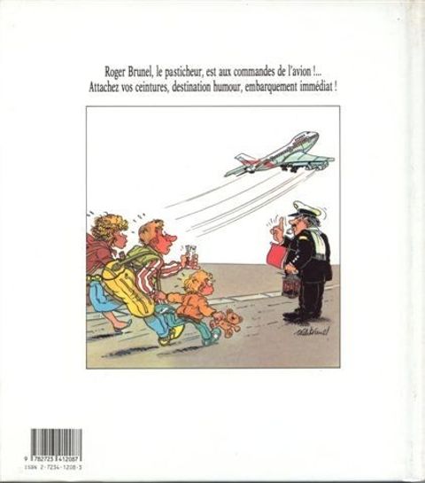 Aperçu de l'album Roger Brunel (One-Shot Humour) tome 1990 - Ciel, mon avion !