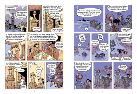 Aperçu de l'album La drôle de guerre de Papi et Lucien tome 4 - Opération : Résistance !