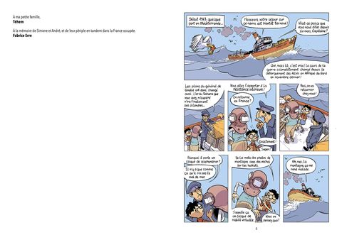 Aperçu de l'album La drôle de guerre de Papi et Lucien tome 4 - Opération : Résistance !