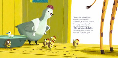 Aperçu de l'album Mamie Poule raconte tome 17 - La Girafe qui ne Voulait pas se Laver