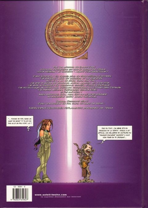 Aperçu de l'album Tessa, Agent Intergalactique tome 2 - Les Dix Dalles du Labyrinthe