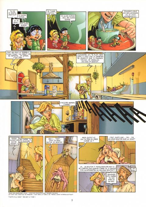 Aperçu de l'album Tessa, Agent Intergalactique tome 2 - Les Dix Dalles du Labyrinthe