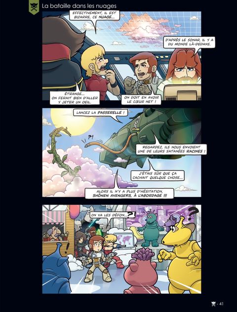 Aperçu de l'album Shonen Avengers
