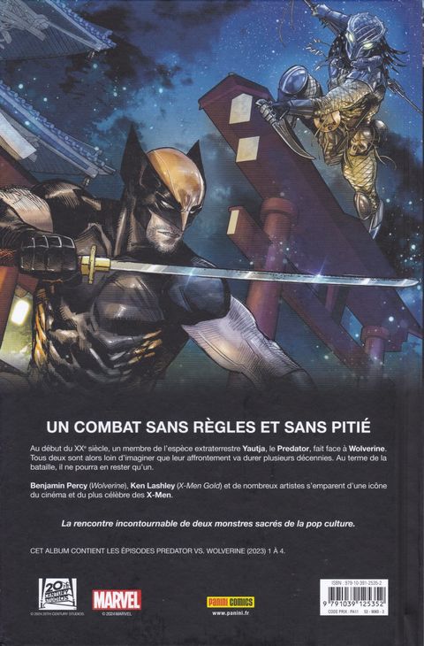 Aperçu de l'album Predator versus Wolverine - Toutes griffes dehors