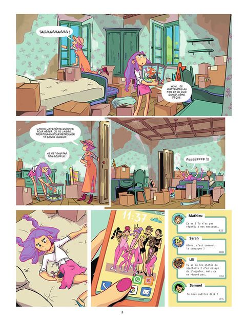 Aperçu de l'album Louise et ballerine tome 1 - Rat des villes, rat des champs