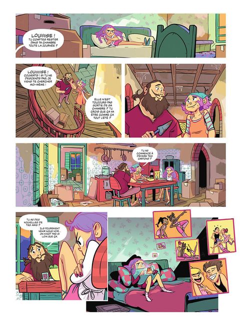 Aperçu de l'album Louise et ballerine tome 1 - Rat des villes, rat des champs