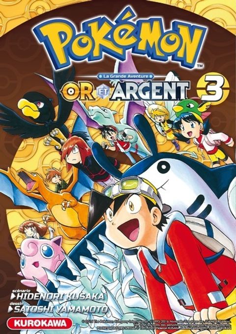 Couverture de l'album Pokémon - La Grande Aventure - Or et Argent