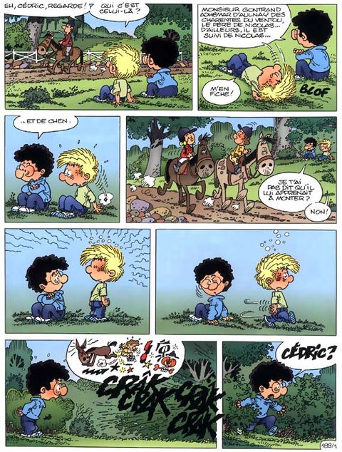 Aperçu de l'album Cédric tome 13 - Papa, je veux un cheval !