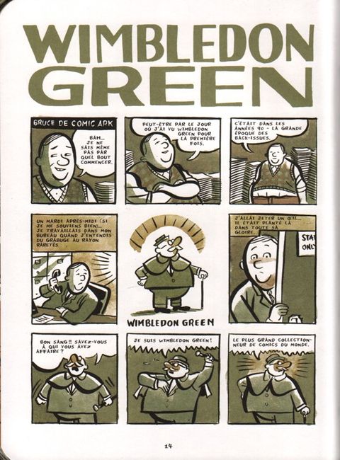 Aperçu de l'album Wimbledon Green : Le plus grand collectionneur de Comics du monde
