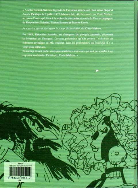 Aperçu de l'album Corto Maltese (couleur) tome 7 - Mû la Cité Perdue