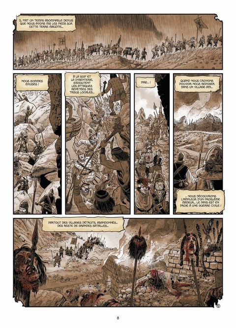 Aperçu de l'album L'or des Fous tome 2 - Par le Feu et par le Sang