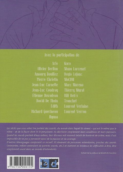 Aperçu de l'album Paroles de... (BD Boum) tome 4 - Paroles de Sourds
