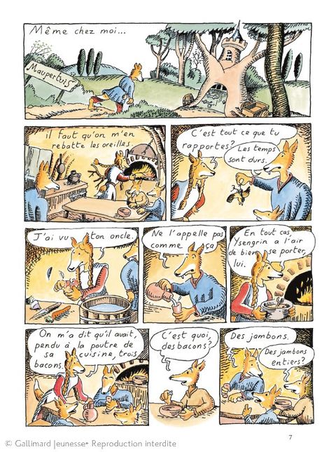 Aperçu de l'album Le Roman de Renart tome 1