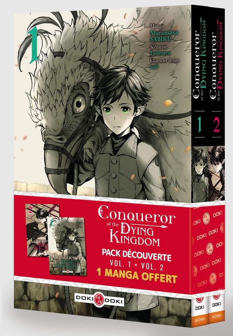 Couverture de l'album Conqueror of the Dying Kingdom - Pack découverte vol. 01 et 02 - édition limitée