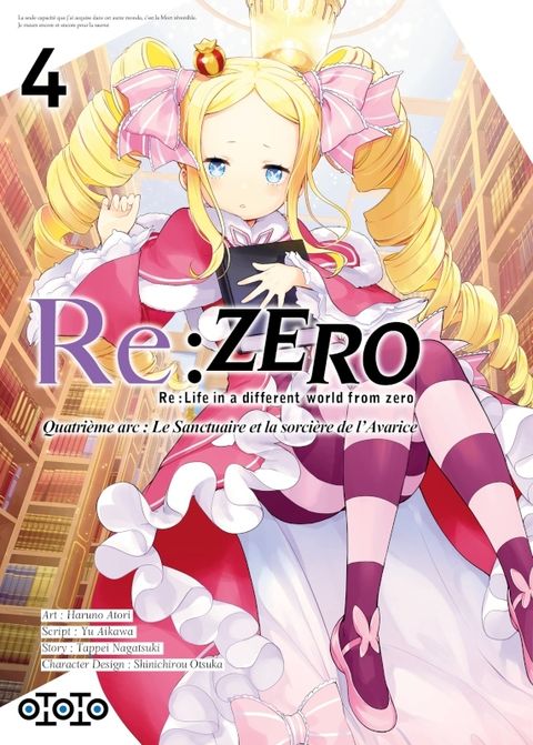 Couverture de l'album Re : Zero - Quatrième Arc