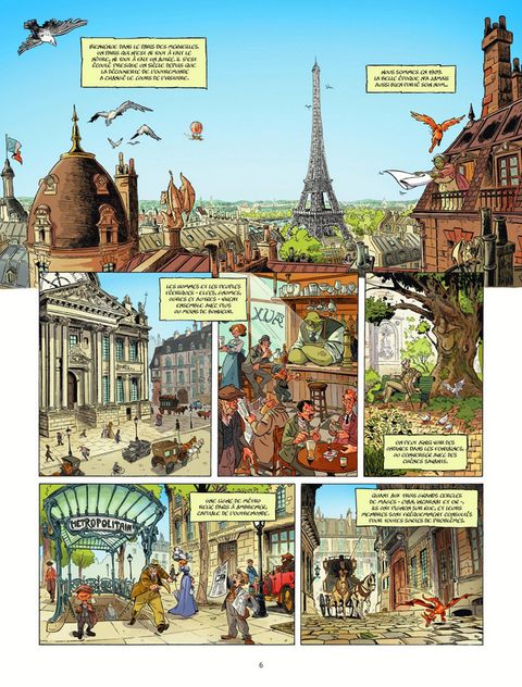 Aperçu de l'album Le Paris des Merveilles tome 1 - Les enchantements d'Ambremer 1/2