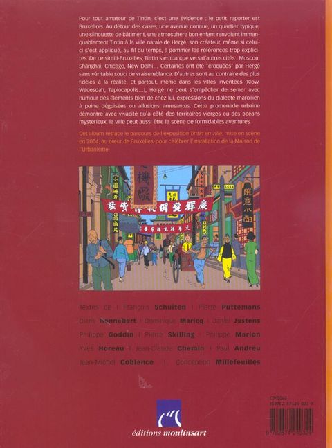 Aperçu de l'album Tintin (Autour de la BD) tome 2004 - Tintin et la ville